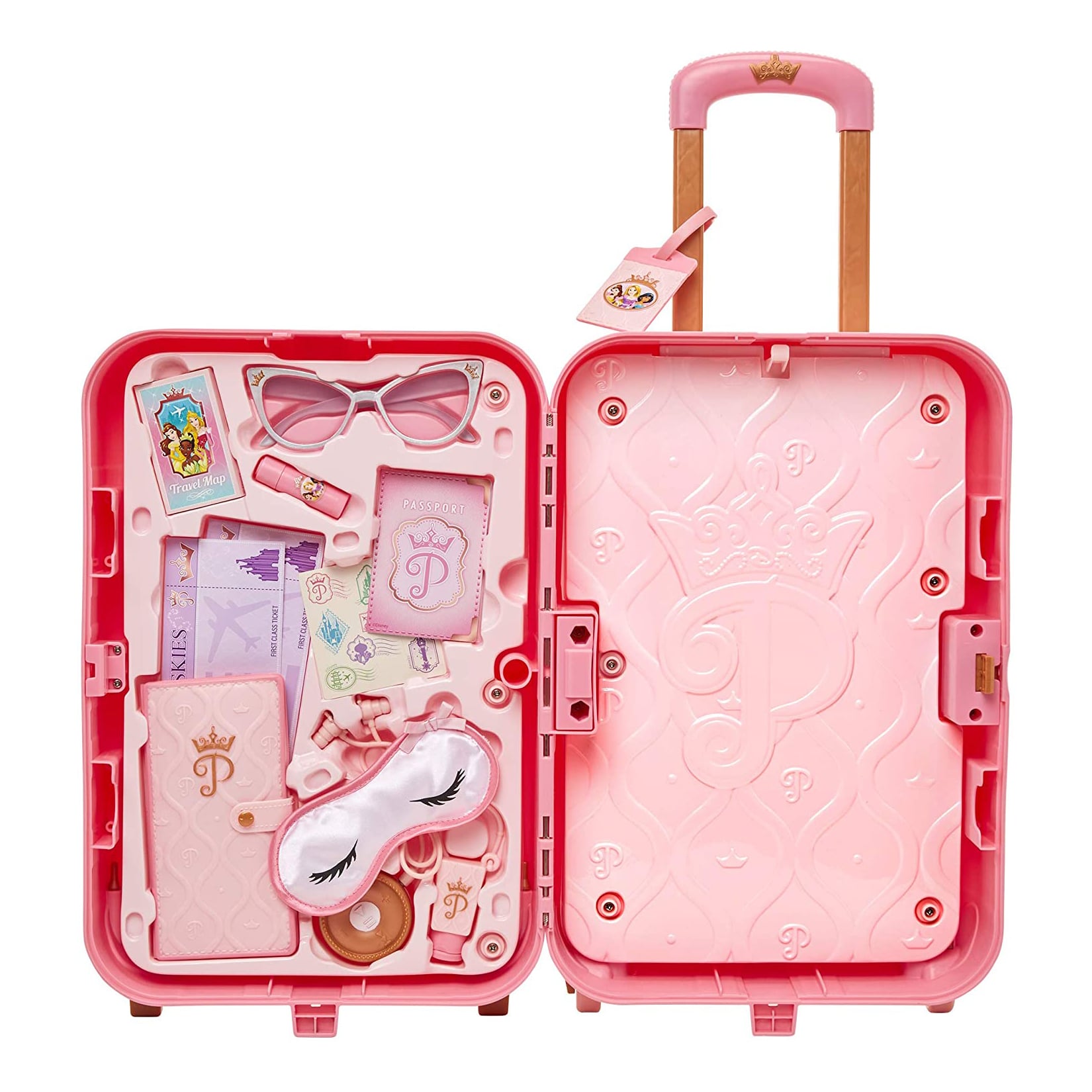 迪士尼公主 公主粉紅手拉箱 【特價品】