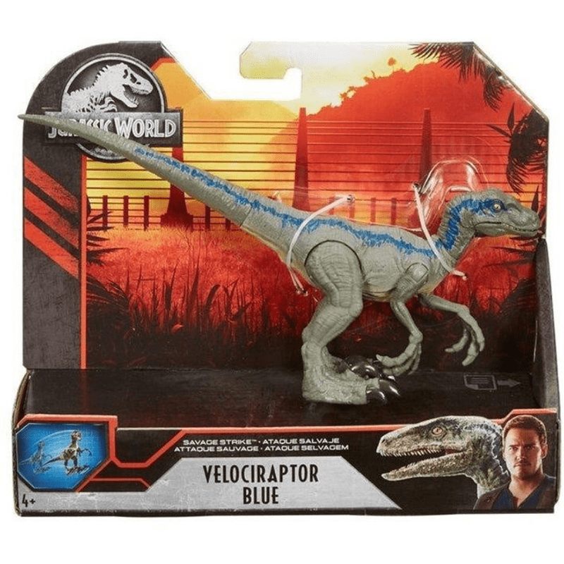 侏羅紀世界 基本恐龍系列 (VELOCIRAPTOR BLUE)