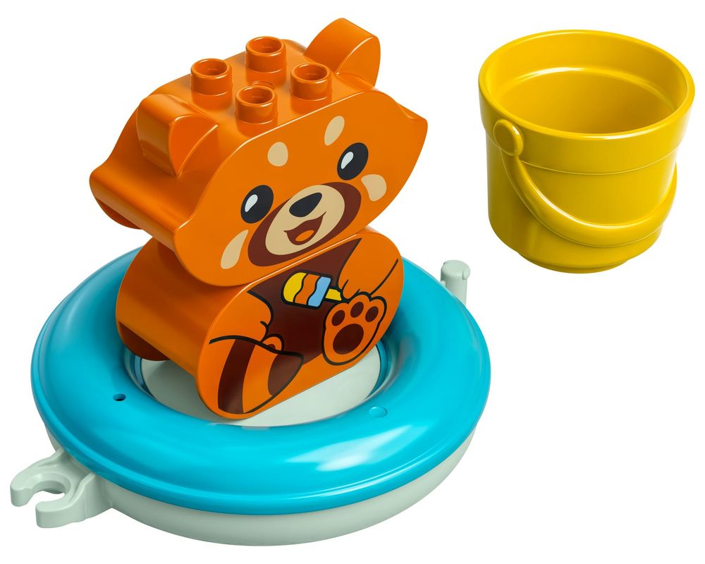 【2022.1月新品】樂高積木 LEGO DUPLO LT10964 快樂洗澡趣：漂浮小貓熊
