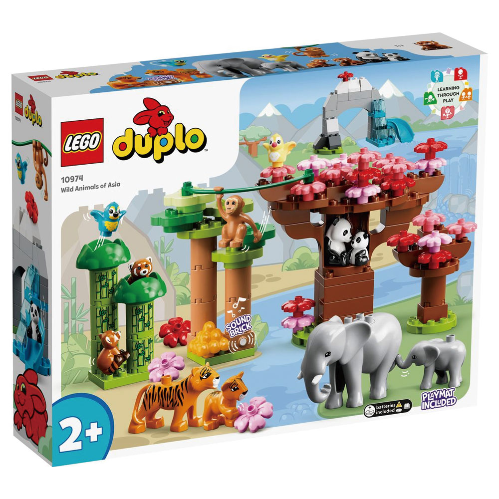樂高積木 LEGO DUPLO Town 10974 亞洲野生動物