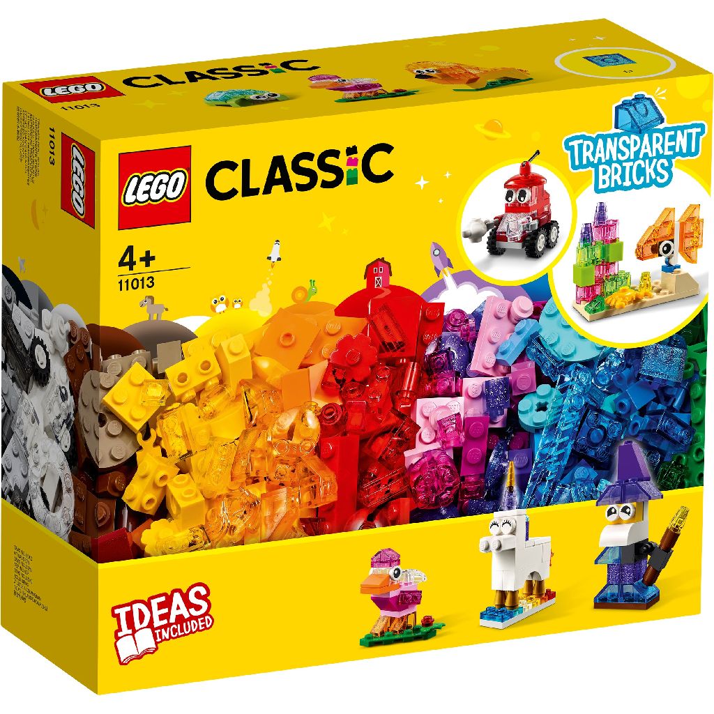 【2021.1月新品】LEGO 樂高積木 LEGO Classic 11013 創意透明顆粒