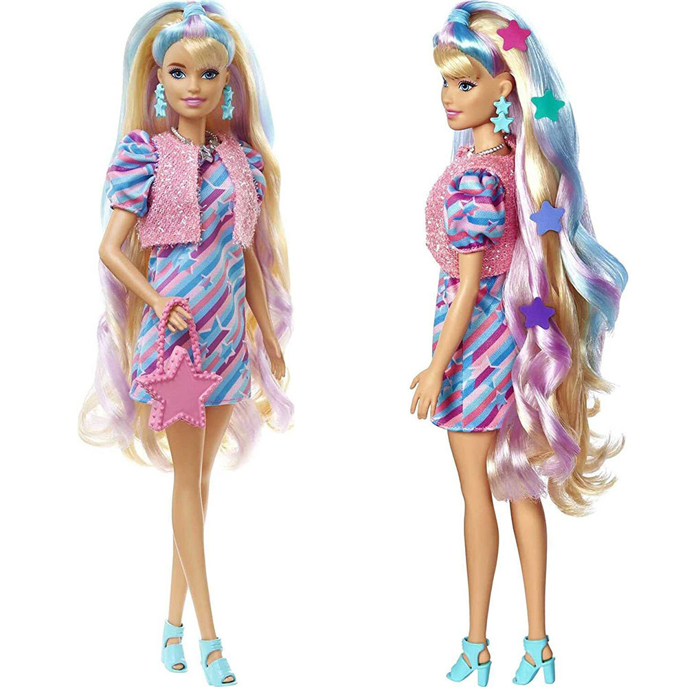 MATTEL Barbie 芭比完美髮型系列-星星主題娃娃