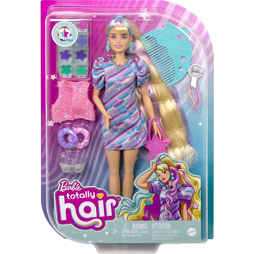 MATTEL Barbie 芭比完美髮型系列-星星主題娃娃