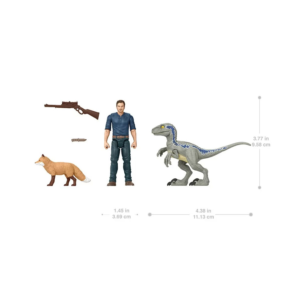 美泰兒 MATTEL 侏儸紀世界 恐龍與人物套裝 Owen