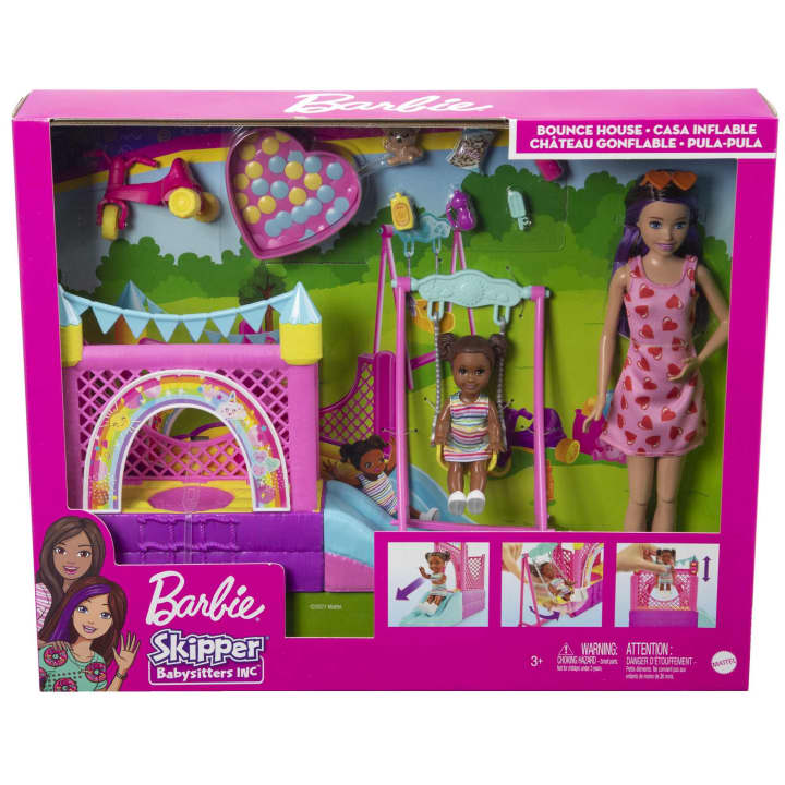 MATTEL Barbie 芭比娃娃 芭比Skipper保姆組合【特價品】