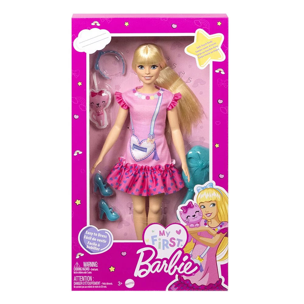 MATTEL Barbie 芭比 My First Barbie 系列 金髮粉紅