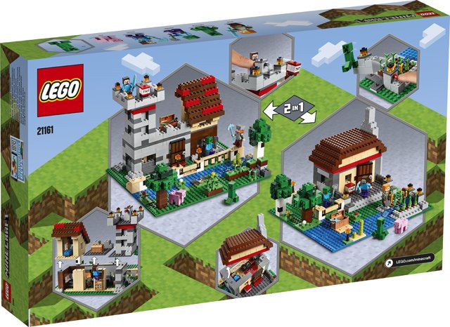 LEGO 樂高積木 Minecraft Micro World 創世神系列 21161 The Crafting Box 3.0