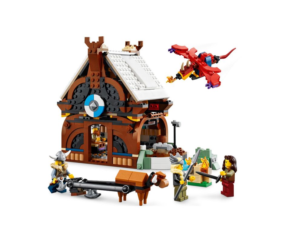 樂高積木 LEGO Creator系列 31132 維京海盜船和塵世巨蟒