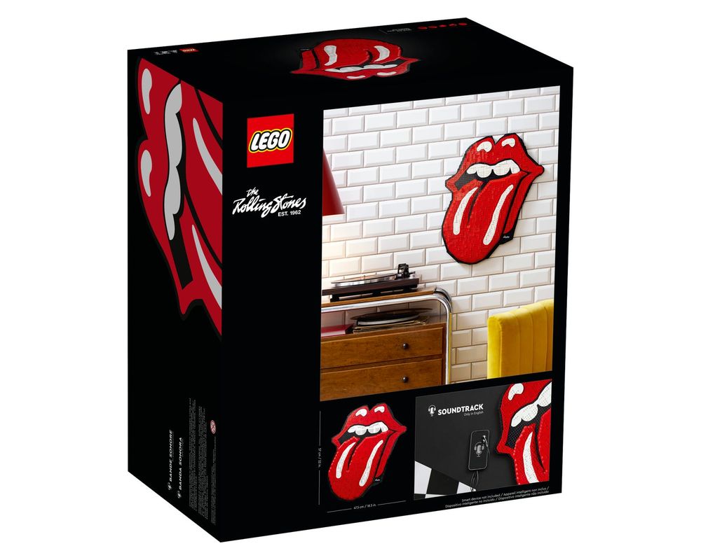 LEGO 樂高積木 LEGO ART 馬賽克畫 31206 滾石樂團 嘴唇與舌頭