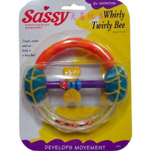 美國Sassy系列 蜜蜂搖鈴固齒器