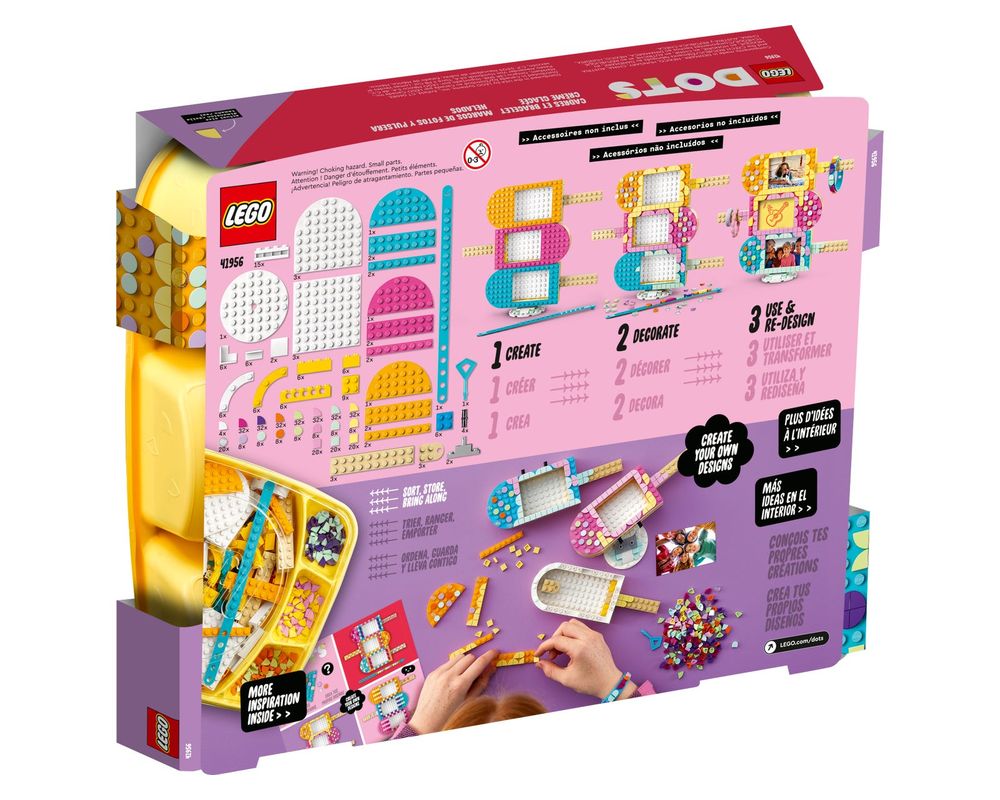 樂高積木 LEGO DOTS 豆豆系列 41956 豆豆相框手環組-冰淇淋