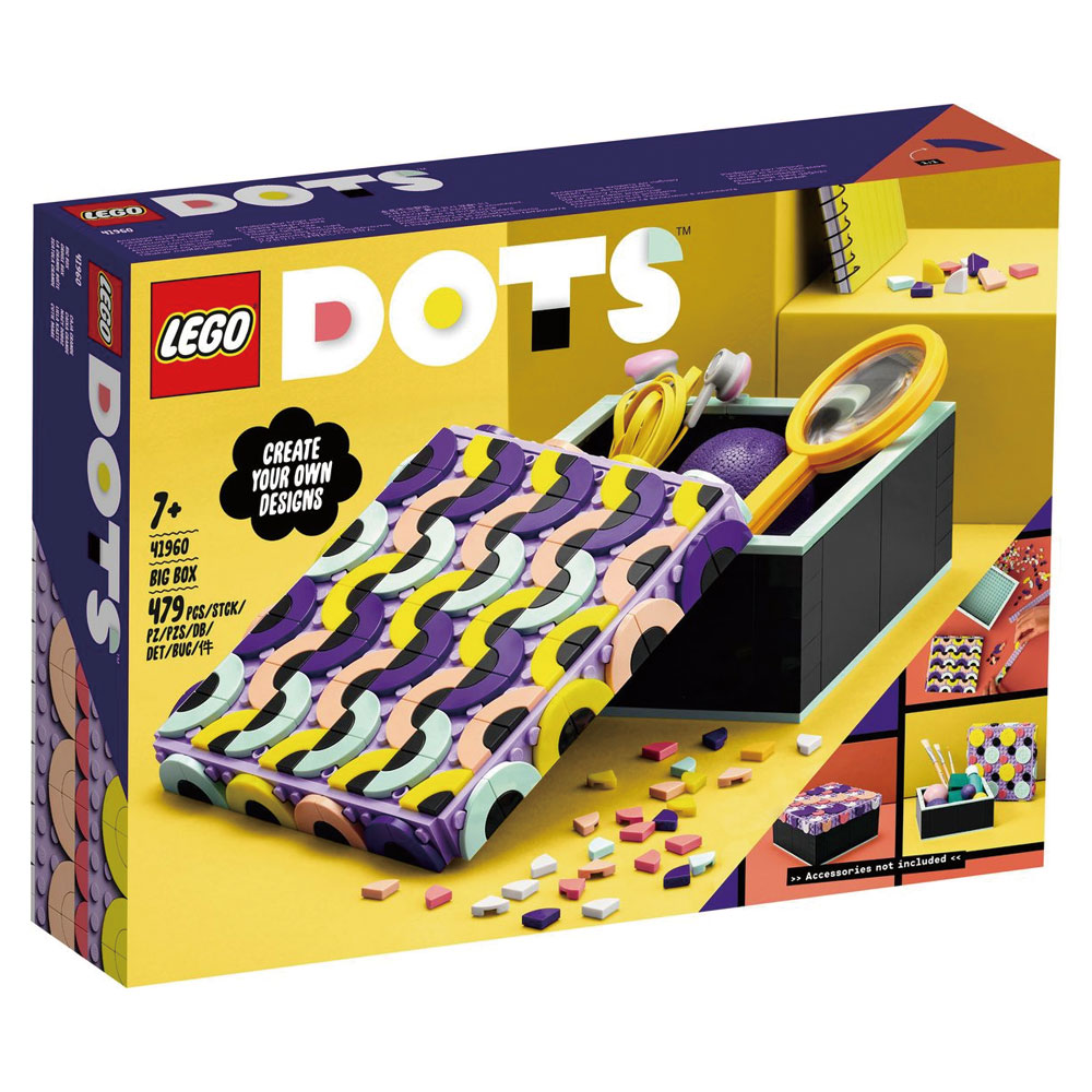 樂高積木 LEGO DOTS 豆豆系列 41960 大型豆豆收納盒