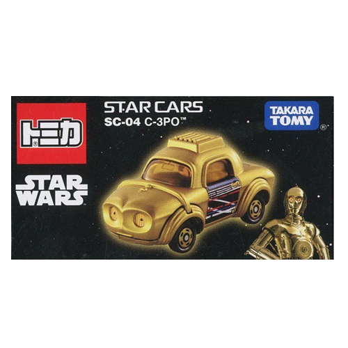 TOMICA 星際大戰系列 Star Wars SW夢幻小汽車C-3PO機器人STAR WARS CARS SC-04 C-4PO