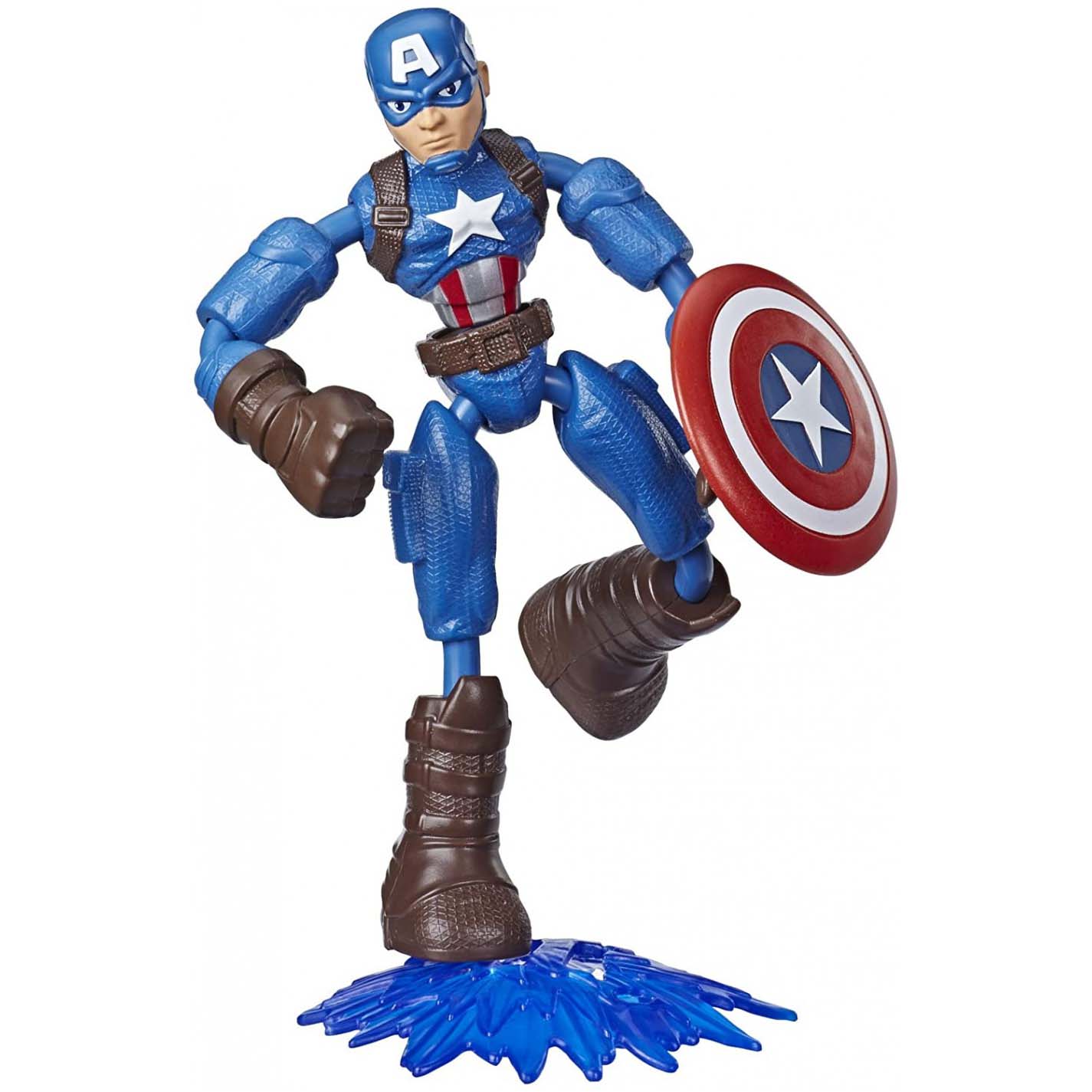 漫威 蜘蛛人超可動系列英雄人物組 Captain America (HE7335-5L01)