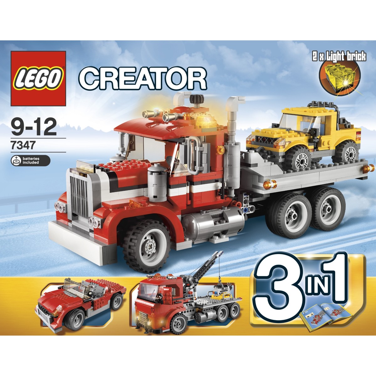 樂高積木 LEGO Creator系列 LT7347 汽車維修拖車