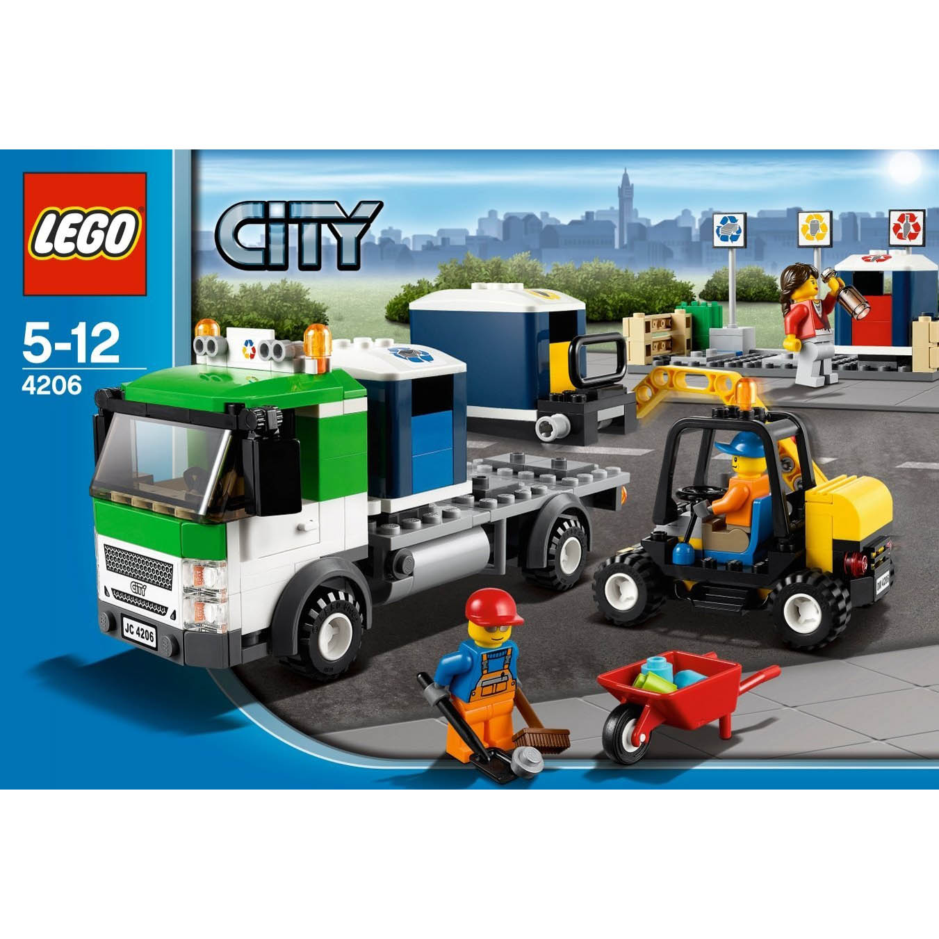 樂高積木LEGO City LT4206 資源回收車