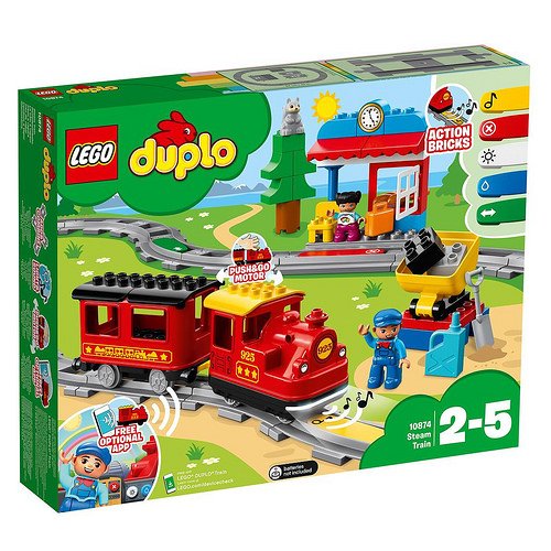 LEGO 樂高積木 得寶 DUPLO Town系列 10874 蒸汽列車