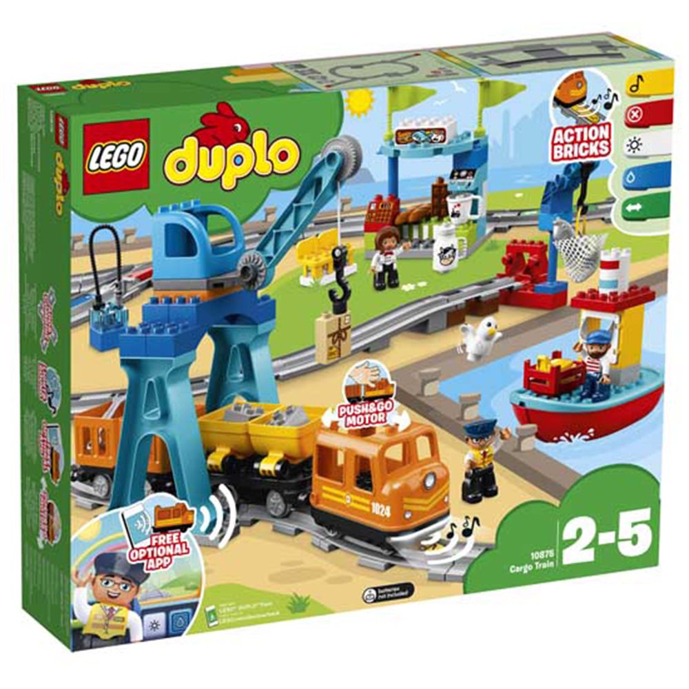 LEGO樂高積木 得寶 DUPLO Town系列 10875 貨運列車