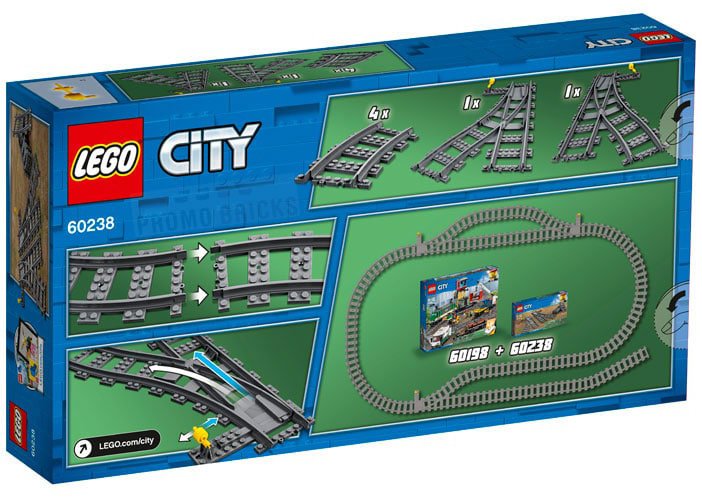 LEGO樂高積木 City Trains系列 60238 切換式軌道