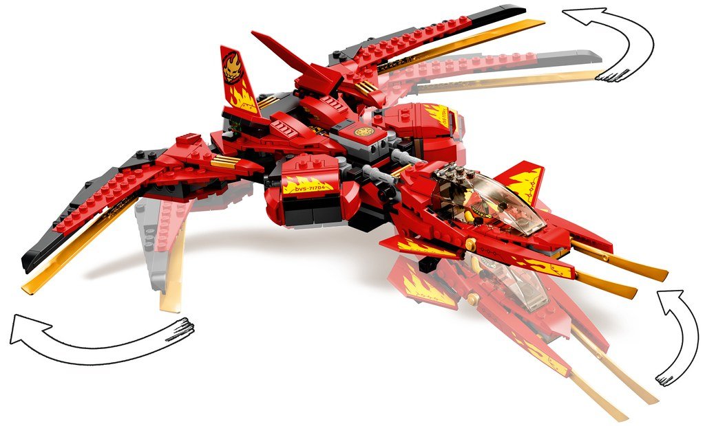 LEGO 樂高積木 Ninjago 71704 赤地戰鬥機