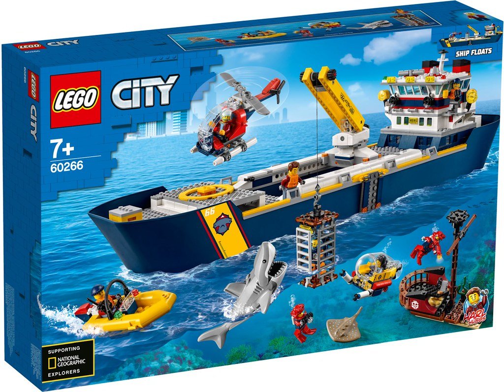 LEGO 樂高積木 City 60266 海洋探索船