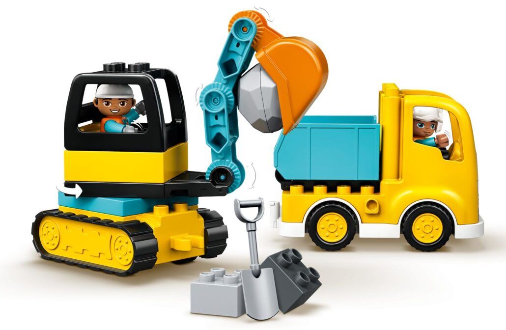 LEGO 樂高積木 DUPLO 10931 卡車 & 挖土機