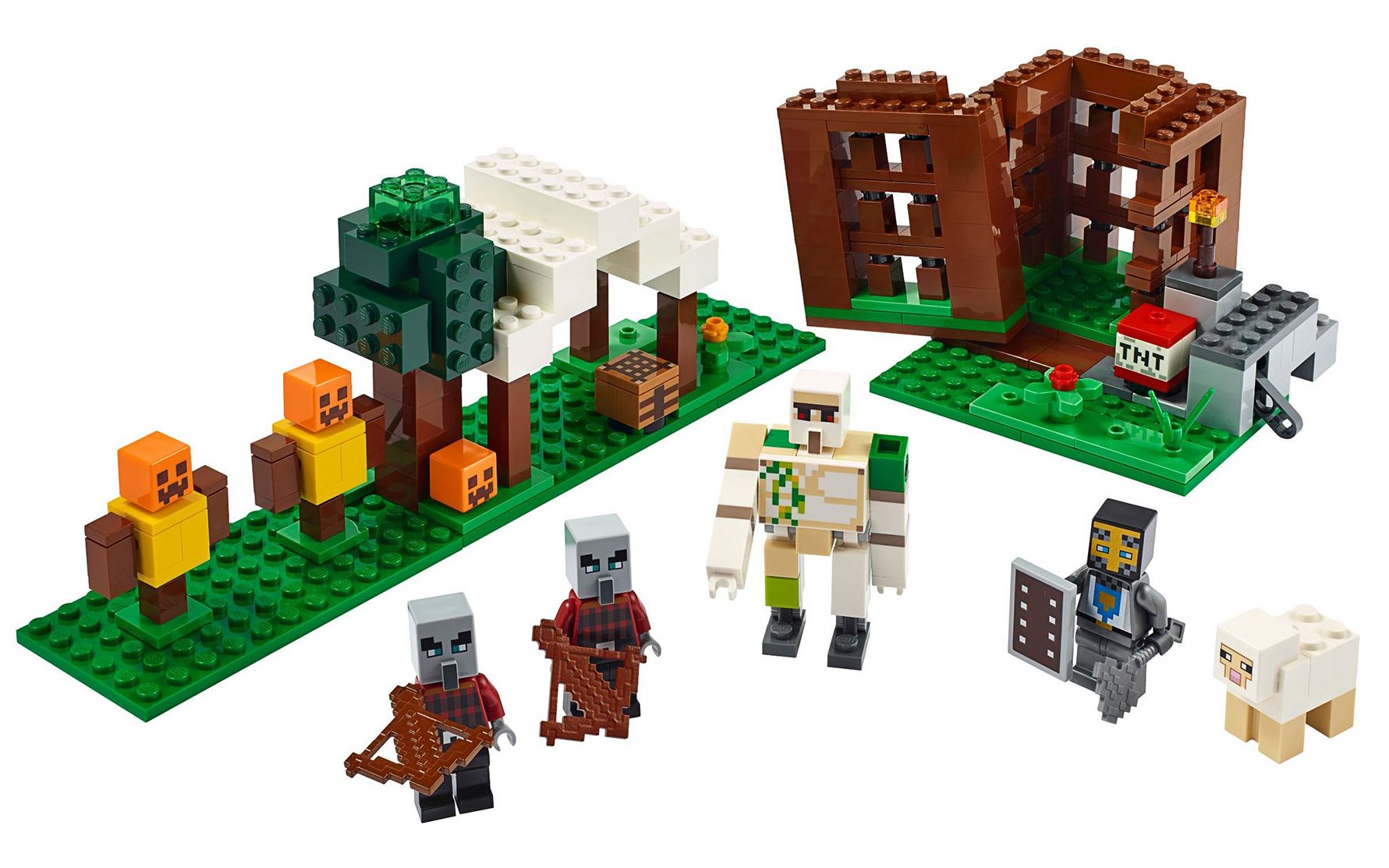 LEGO 樂高積木 Minecraft Micro World 創世神系列 21159 The Pillager Outpost