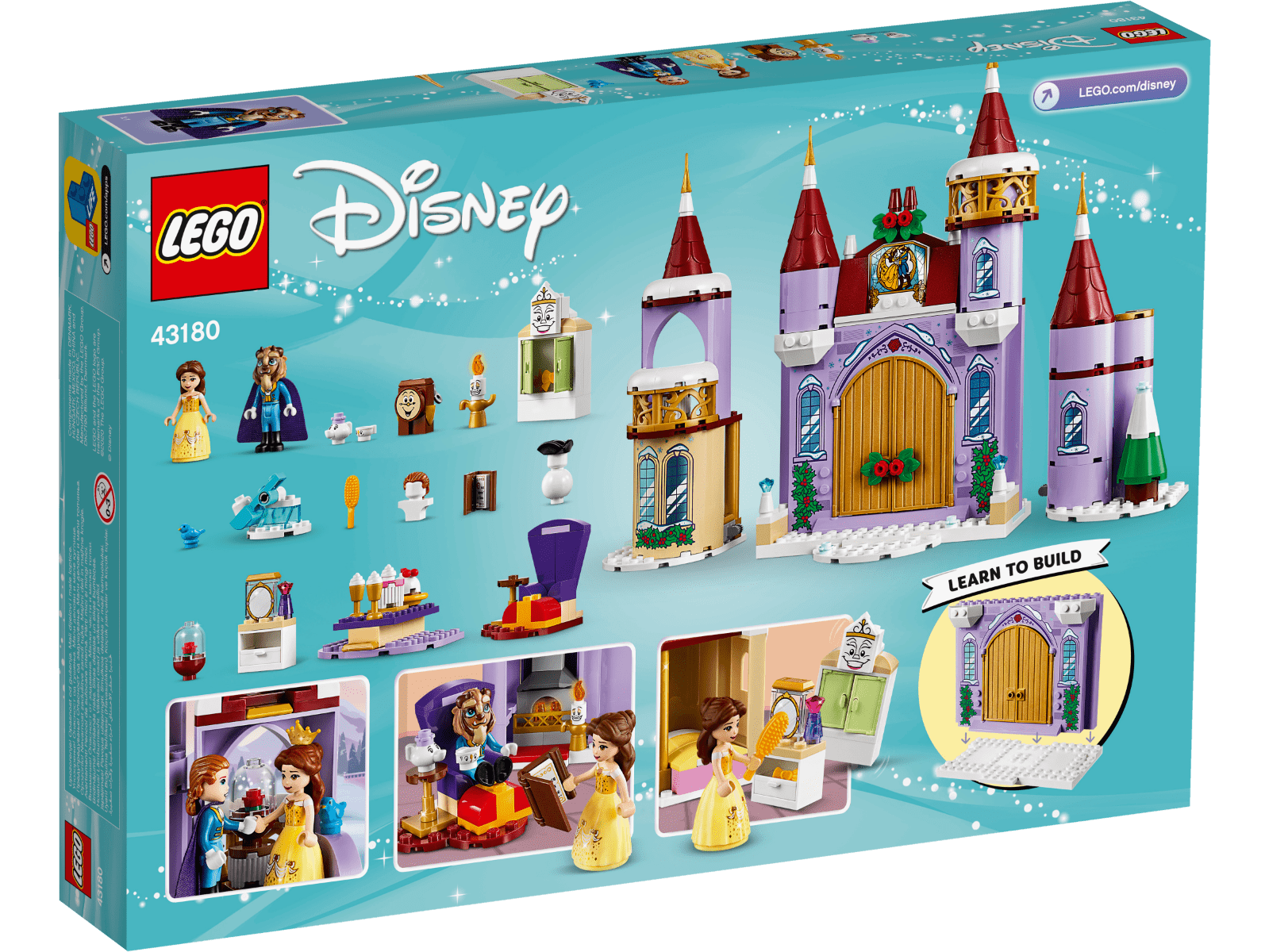 LEGO 樂高積木 Disney Princess 43180 貝兒的城堡冬季慶典