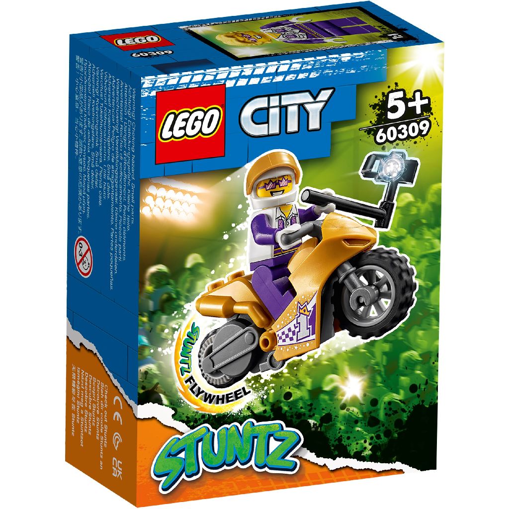 【2022.1月新品】樂高積木 LEGO City Stuntz LT60309 自拍特技摩托車