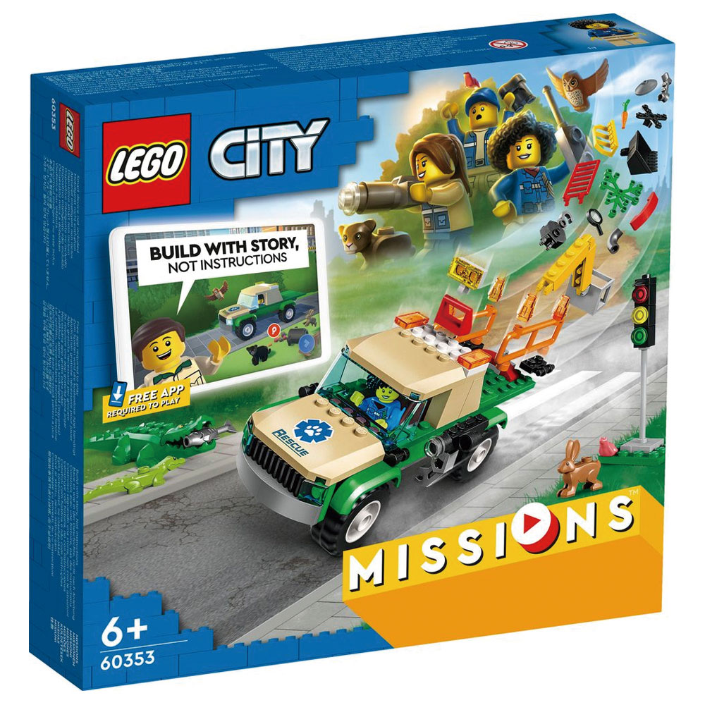 樂高積木 LEGO City Missions 60353 野生動物救援任務