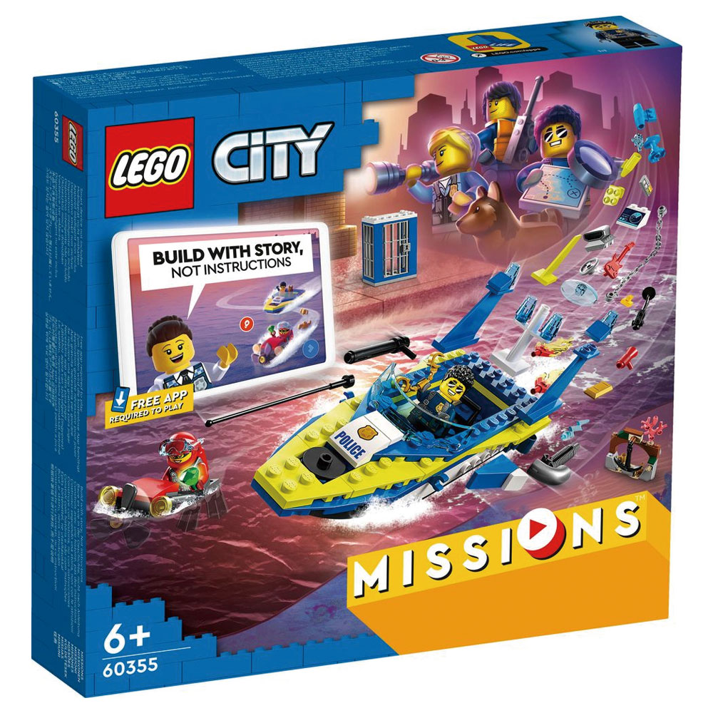 樂高積木 LEGO City Missions 60355 水上警察偵察任務
