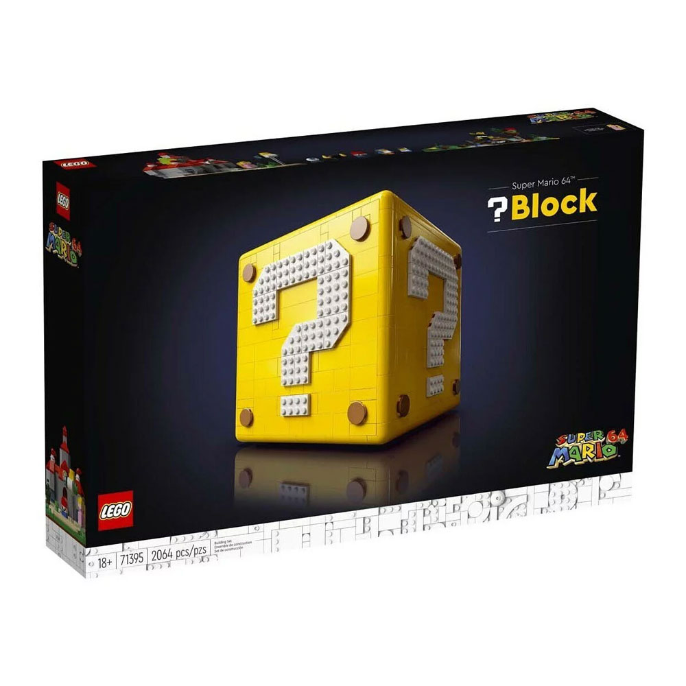 【2022.1月新品】樂高積木 LEGO Super Mario 超級瑪利歐 LT71395「超級瑪利歐 64」問號磚塊套組