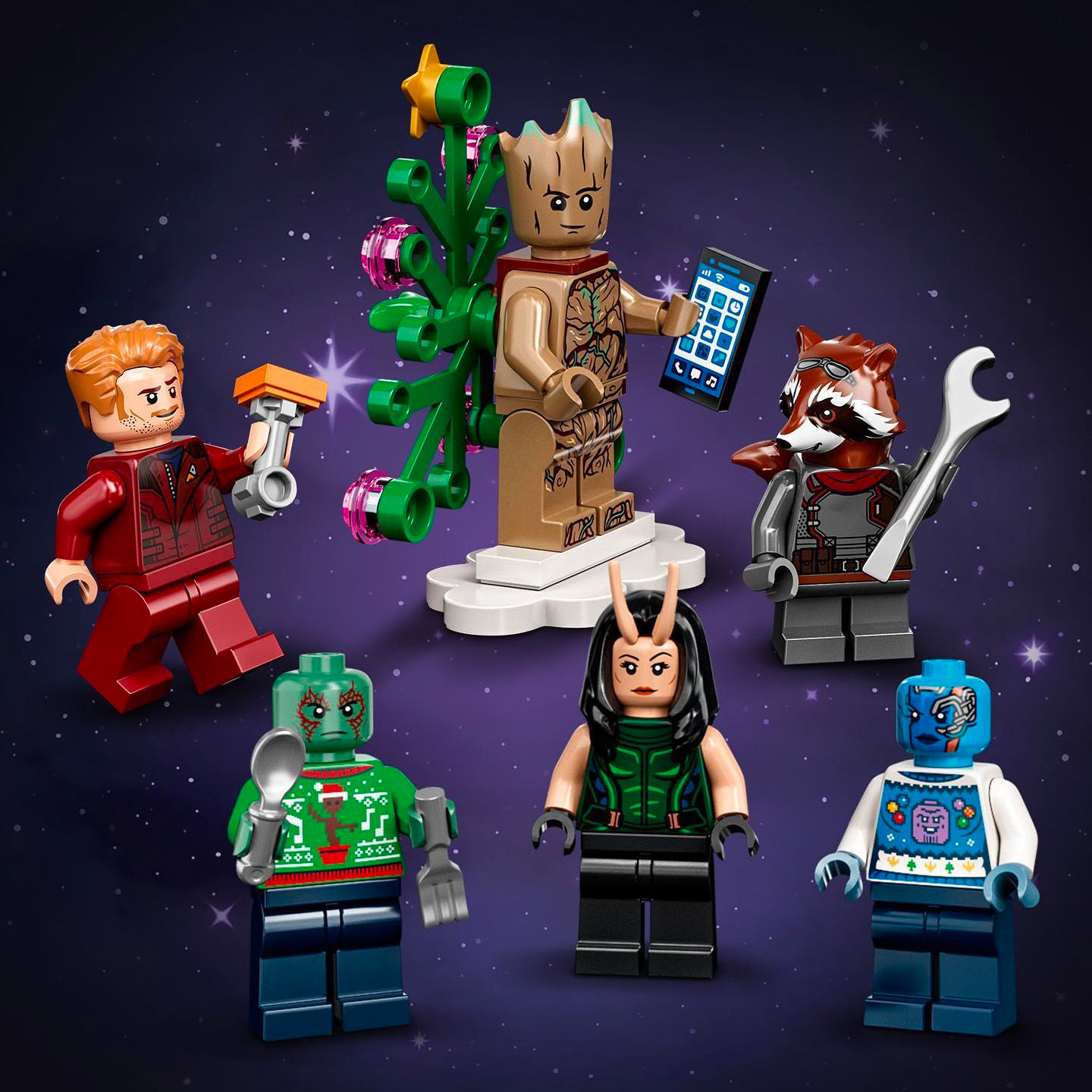 樂高積木 LEGO Super Heroes系列 76231 星際異攻隊聖誕降臨曆