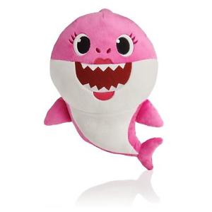 Pinkfong Baby Shark 碰碰狐 鯊魚家族 鯊魚寶寶 發聲絨毛娃娃 MOTHER 粉紅