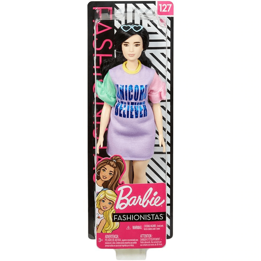 MATTEL Barbie 芭比娃娃 時尚達人系列芭比 【黑髮】