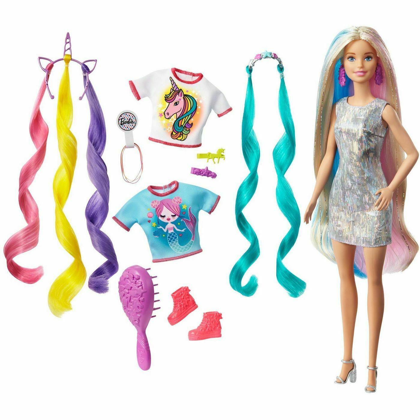 MATTEL Barbie 芭比夢幻髮型組