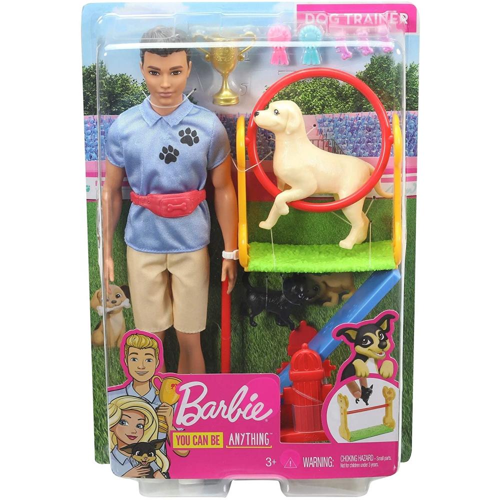 MATTEL Barbie 芭比娃娃 芭比肯尼與寵物系列 寵物