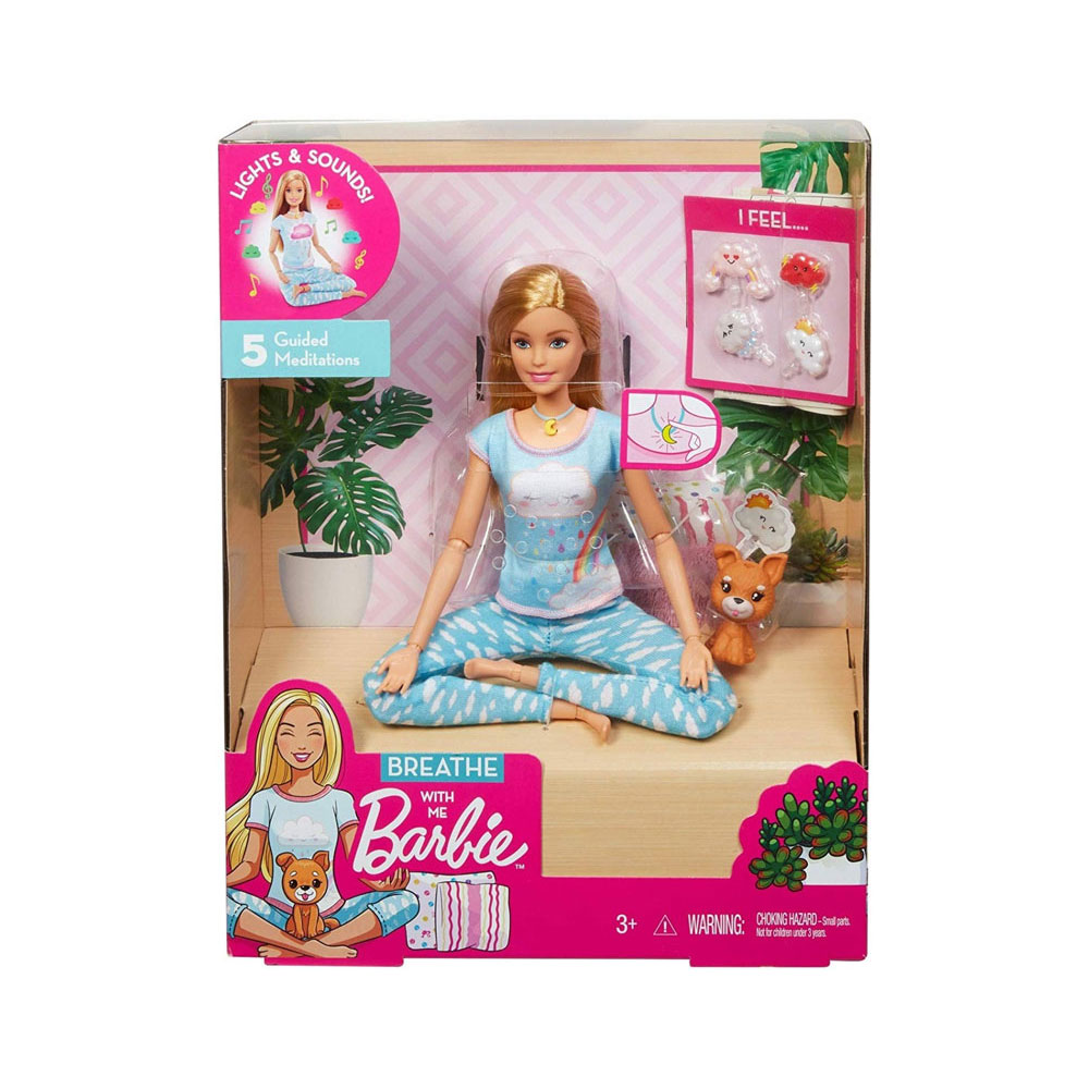 MATTEL Barbie 芭比深呼吸瑜珈有聲娃娃 【特價品】