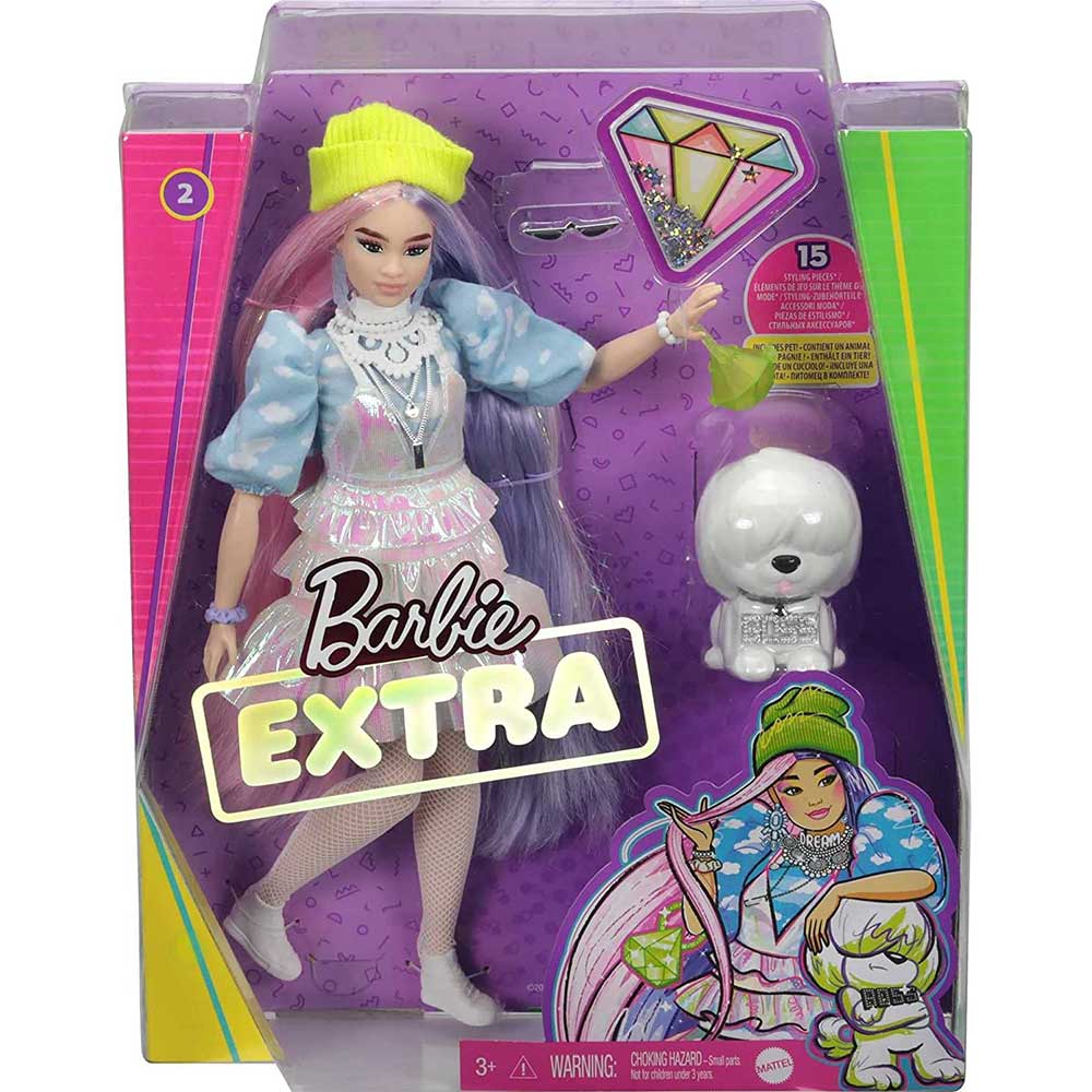 MATTEL Barbie 芭比娃娃 芭比Extra時尚系列 (長直)