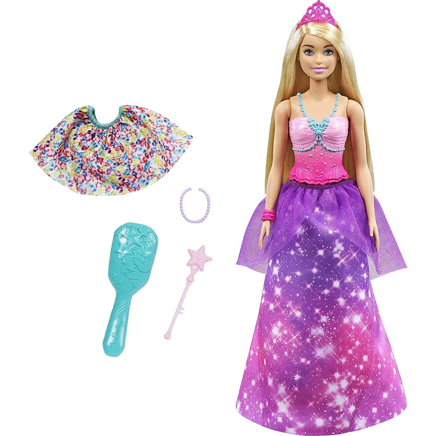 MATTEL Barbie 芭比娃娃 芭比夢托邦時尚可轉造型系列 公主 (MBB91395)