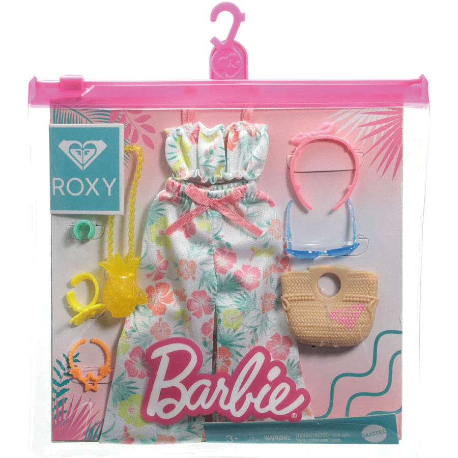 MATTEL Barbie 芭比娃娃 芭比授權時尚服飾 碎花 【特價品】
