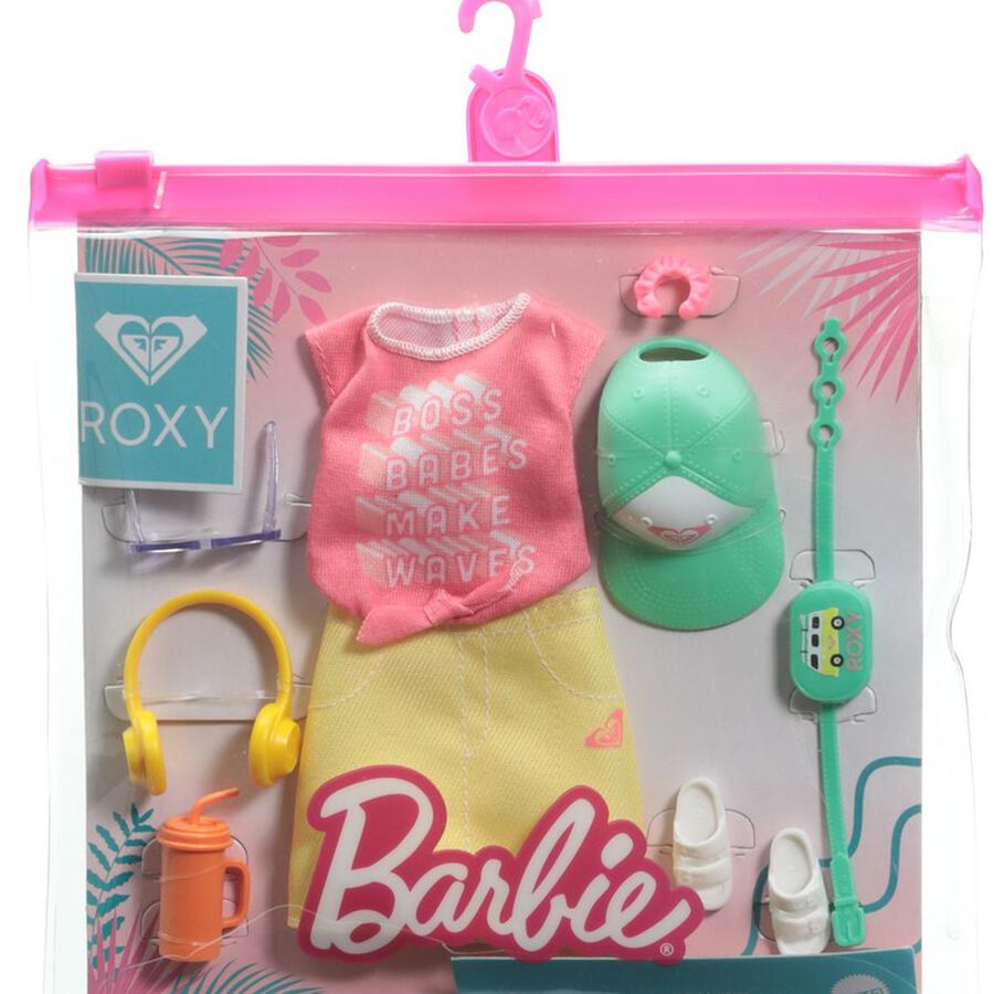 MATTEL Barbie 芭比娃娃 芭比授權時尚服飾 粉上衣 【特價品】