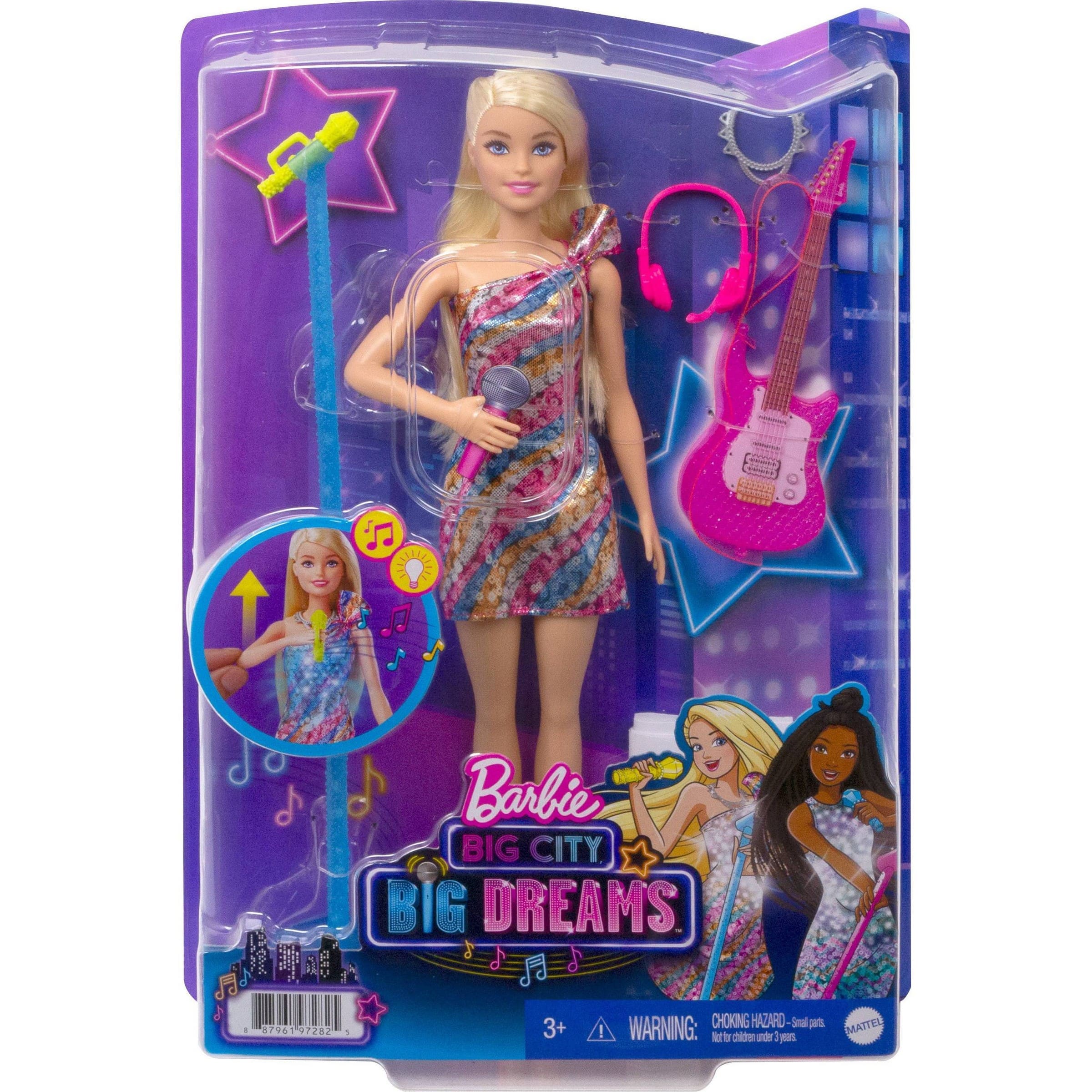 MATTEL Barbie 芭比Big City Big Dreams™音樂會套裝連娃娃 (MBB97282)