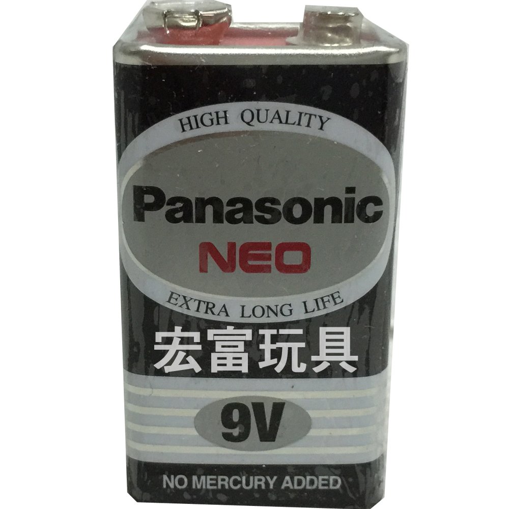 Panasonic 碳鋅 9V 黑猛電池