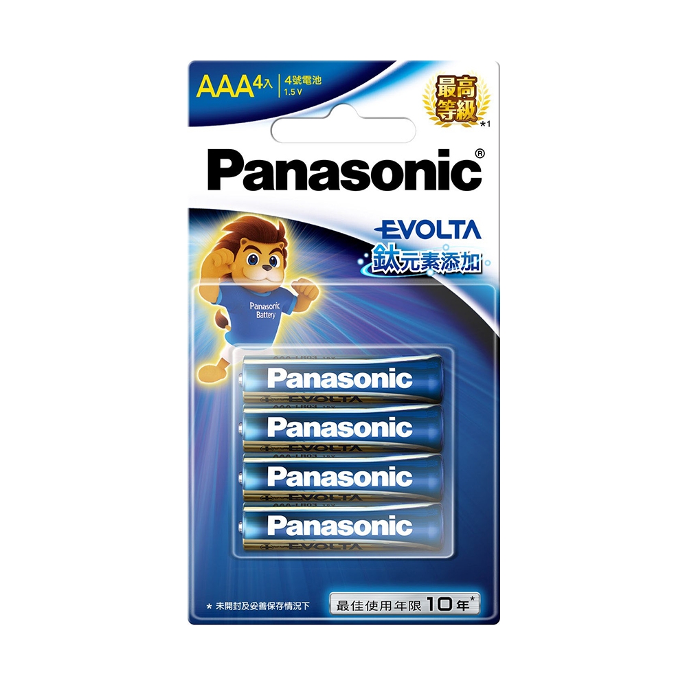 Panasonic 鈦元素電池 4號 4入